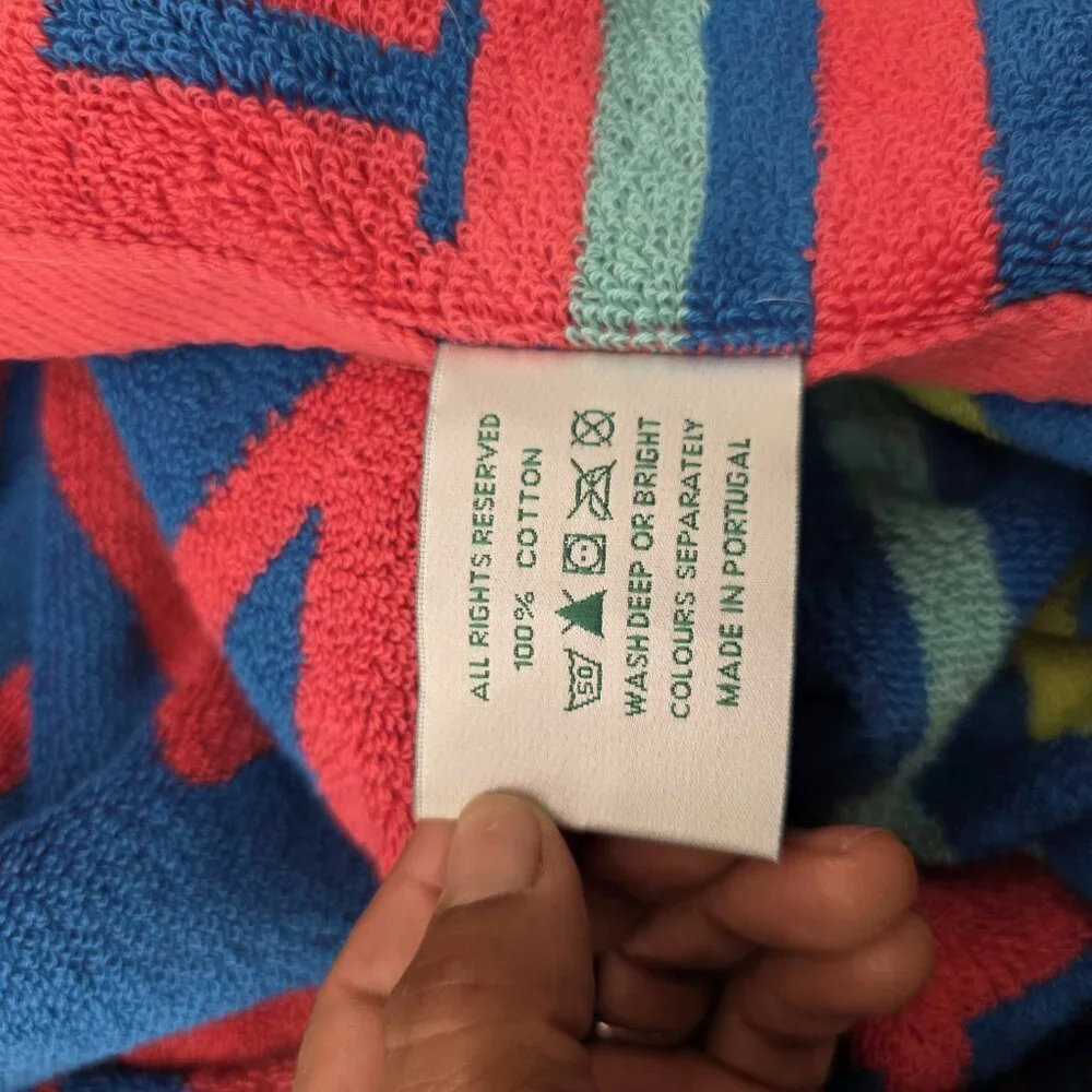 Official Wimbledon 2009 Ladies Towel Multicolor 52x28in